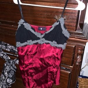 Red camisole